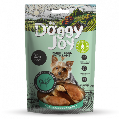 Doggy Joy kaninører m/lam 55g x10