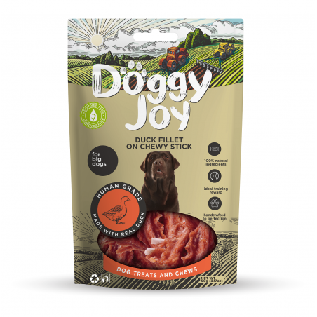 Doggy Joy Andefilet på tyggestick 90g x 10