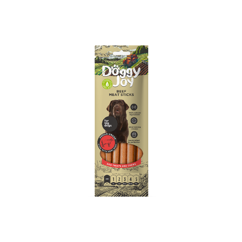 Doggy Joy Meat Sticks storfe 45g x10