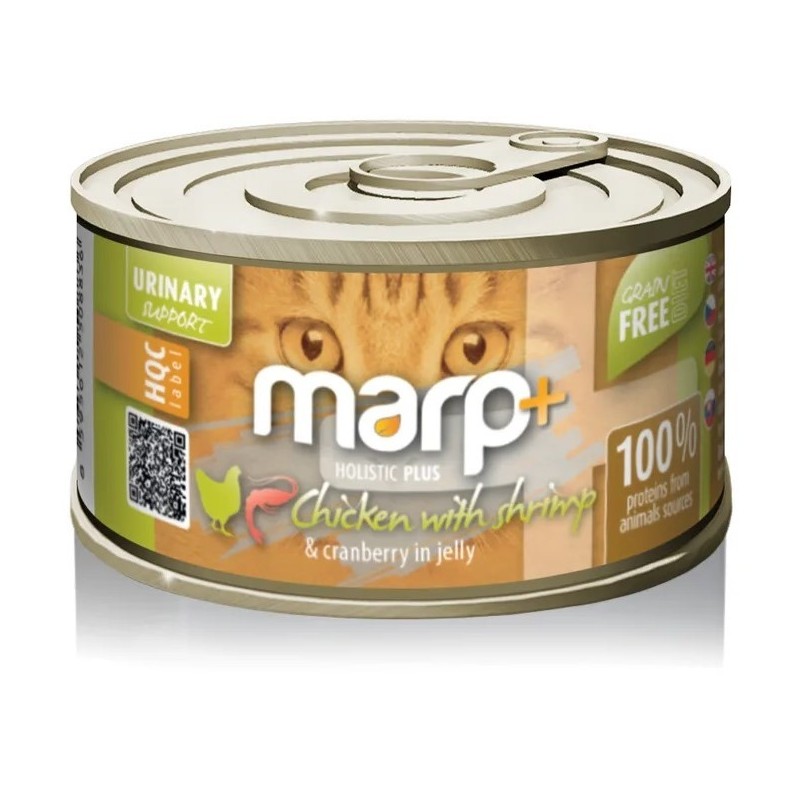 Marp + Kylling med reker og tranebær i gele