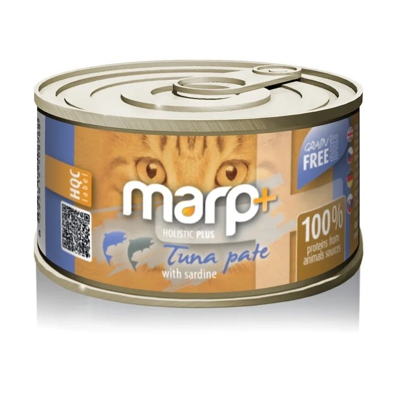 Marp plus tunfisk paté med sardiner 24x70g
