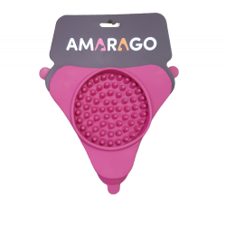 Amarago Slikkematte m/sugekopper rosa