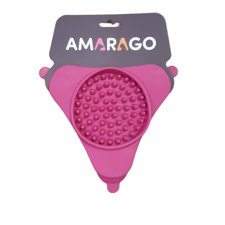 Amarago Slikkematte m/sugekopper rosa